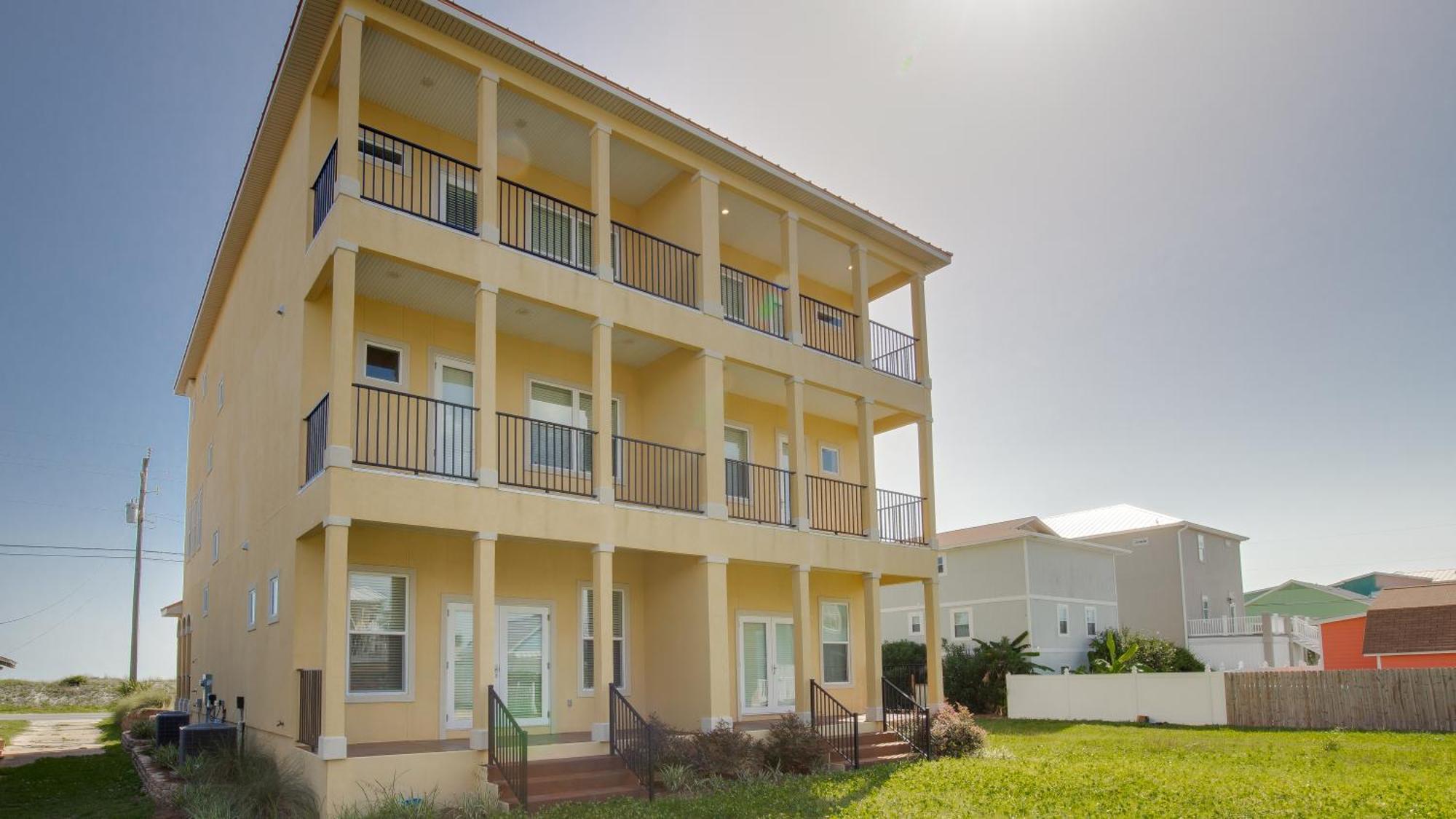 2 Gulf View Balconies! 3 Story Townhome With 4 Bedrooms, 4 Bathrooms! Sleeps12 Panama City Beach Luaran gambar